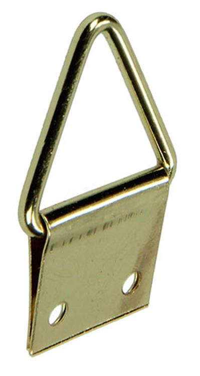 Mack 1017859 - percha de marco acero latonado 5 piezas 13 x 25 mm | 10 piezas