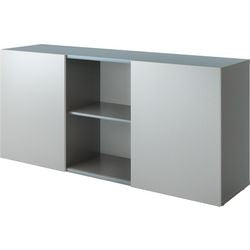 Bach sliding door cabinet hammerer 2fh gray, silver