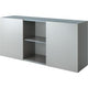 Bach sliding door cabinet hammerer 2fh gray, silver