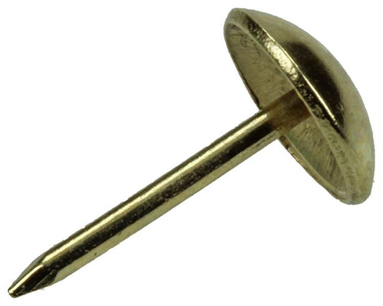 Mack 1017862 - Clavo embellecedor de acero latonado 40 piezas 9,5 x 15 mm | 10 piezas