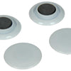 Mack 1017872 - imán para pizarra plástico blanco 4 piezas 30 mm | 10 piezas