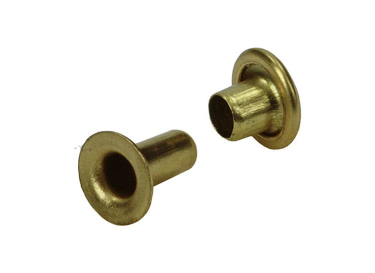 Mack 1019713 - remache latón 12 piezas 2,7 x 6,5 mm | 10 piezas