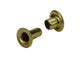 Mack 1019713 - remache latón 12 piezas 2,7 x 6,5 mm | 10 piezas