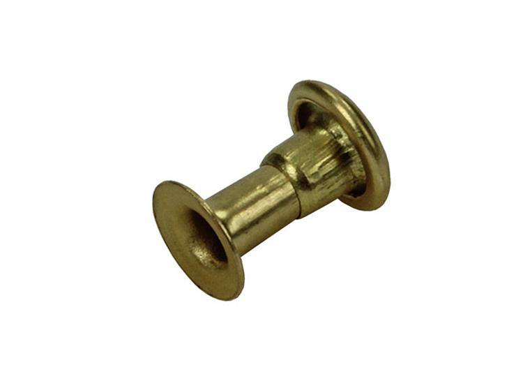 Mack 1019713 - remache latón 12 piezas 2,7 x 6,5 mm | 10 piezas