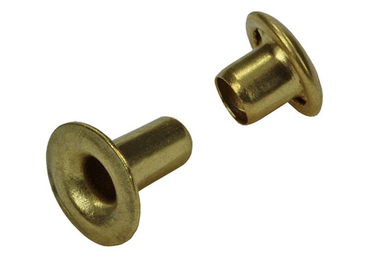 Mack 1019714 - remache de latón 11 piezas 3,3 x 7,0 mm | 10 piezas