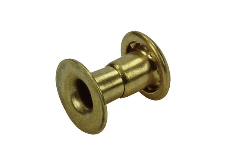 Mack 1019714 - remache de latón 11 piezas 3,3 x 7,0 mm | 10 piezas