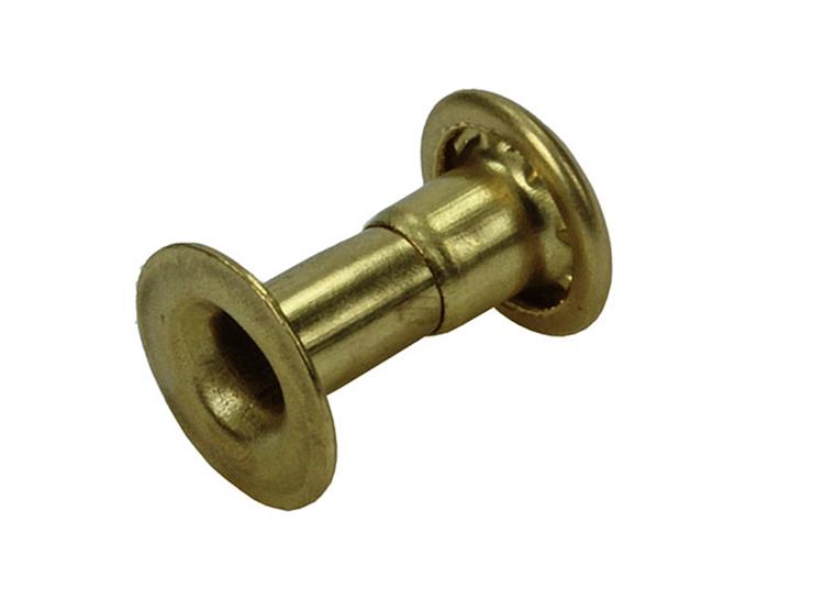 Mack 1019715 - remache de latón 10 piezas 3,3 x 9,0 mm | 10 piezas
