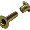 Mack 1019716 - remache de latón 9 piezas 4,0 x 11 mm | 10 piezas