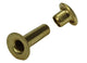 Mack 1019716 - remache de latón 9 piezas 4,0 x 11 mm | 10 piezas