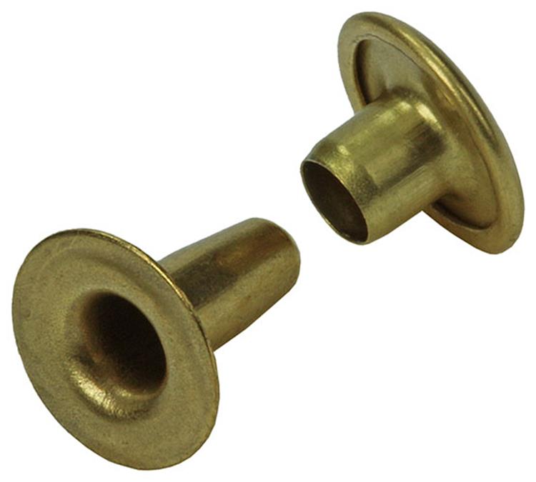Mack 1019717 - remache latón 6 piezas 4,2 x 10 mm | 10 piezas
