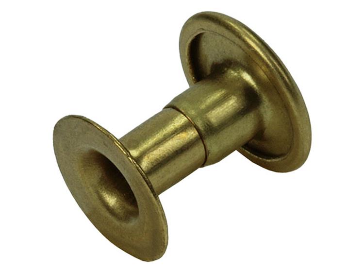 Mack 1019717 - remache latón 6 piezas 4,2 x 10 mm | 10 piezas