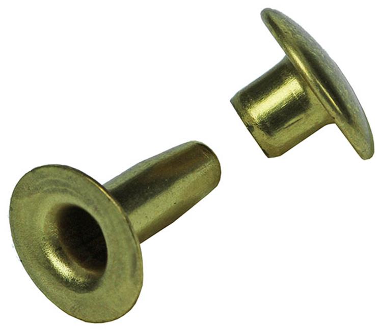 Mack 1019718 - remache latón 5 piezas 4,2 x 12 mm | 10 piezas