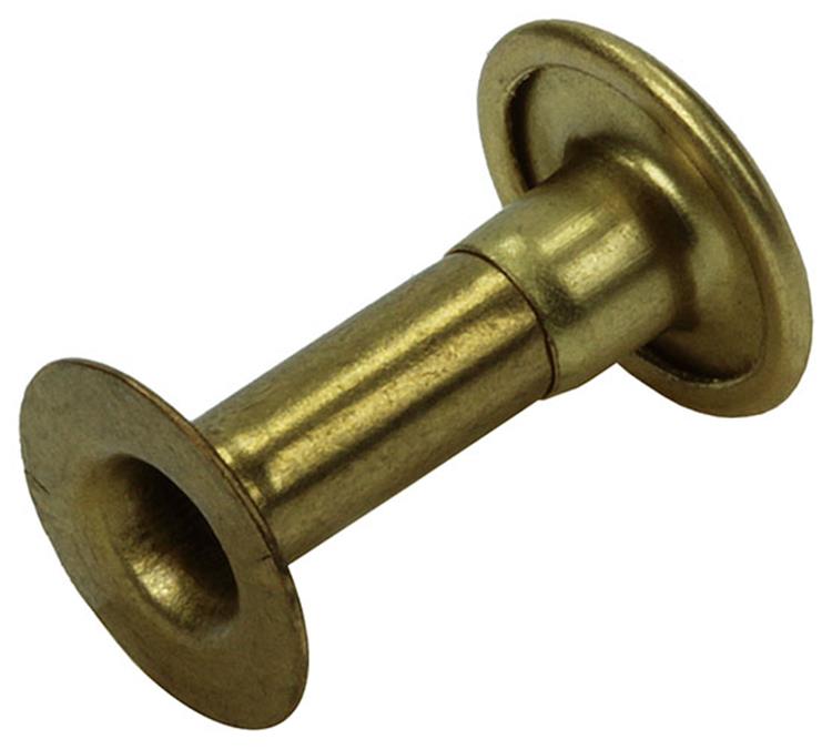 Mack 1019719 - remache latón 5 piezas 4,2 x 15 mm | 10 piezas