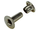 Mack 1019722 - remache de latón niquelado 10 piezas 3,3 x 9,0 mm | 10 piezas