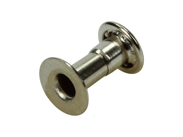 Mack 1019722 - remache de latón niquelado 10 piezas 3,3 x 9,0 mm | 10 piezas