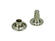 Mack 1019723 - remache de latón niquelado 6 piezas 4,2 x 10 mm | 10 piezas