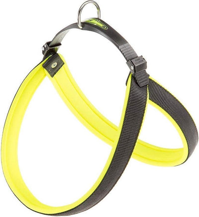 Ferplast dog harness agila fluo-6 57 65 cm nylon yellow