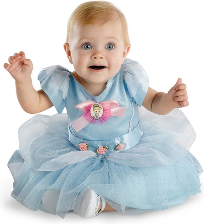 Travestimento costume classico Disney Cenerentola per bambini - bambini fino a 1 anno - blu