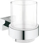 Porta cubo Grohe Essentials con bicchiere - cromo