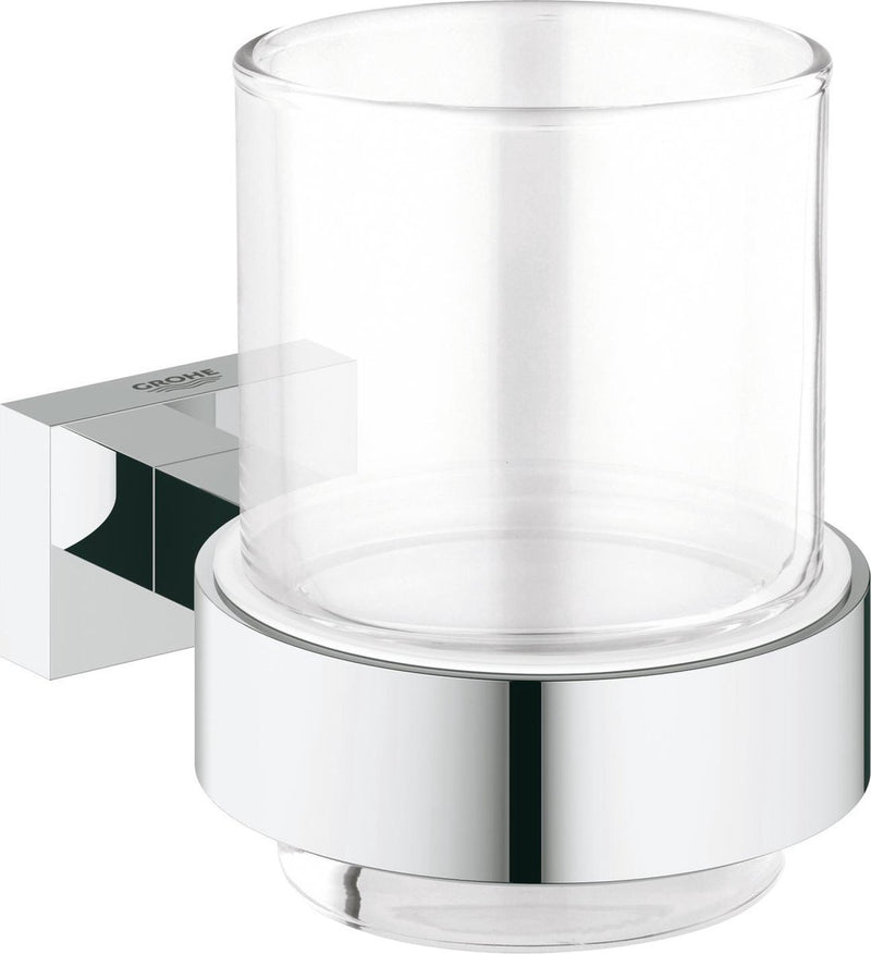 Portacubos Grohe Essentials con vaso - cromo
