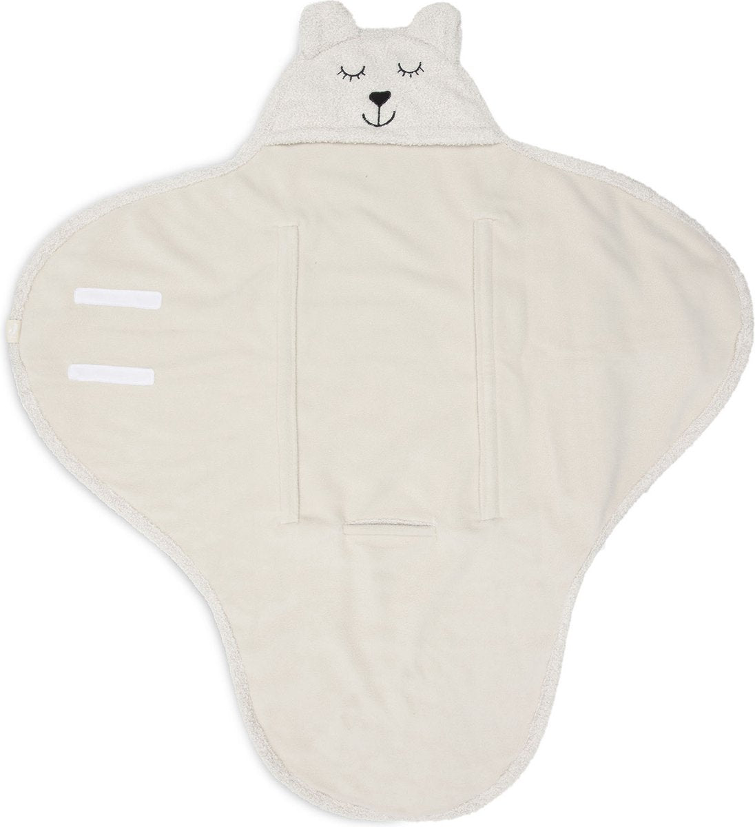 Jollein manta envolvente oso boucle avena
