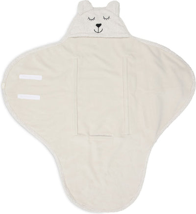 Jollein coperta avvolgente orsetto boucle farina d'avena