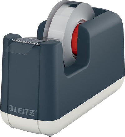 Comodo porta nastro adesivo Leitz - dispenser per nastro adesivo con nastro adesivo - ideale per l'home office che lavora da casa - grigio velluto