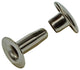 Mack 1019724 - remache latón niquelado 5 piezas 4,2 x 12 mm | 10 piezas