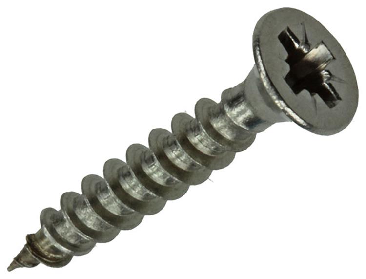 Mack 1019740 - tornillo para aglomerado cabeza vz acero inoxidable 15 piezas 4,0 x 25 mm | 10 piezas