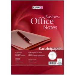 Carta da lettere Landré A3 piegata A4 griglia bianca 250 fogli