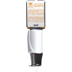 Dispensador de desinfectante de manos 1000 ml blanco plateado