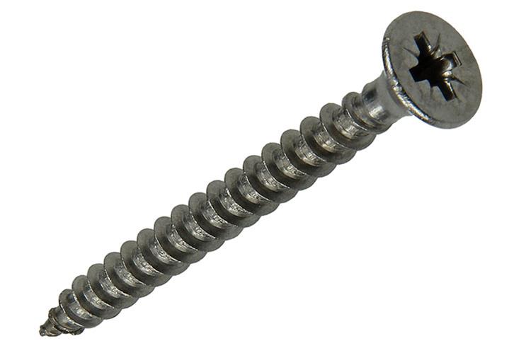Mack 1019755 - tornillo para aglomerado cabeza vz acero inoxidable 8 piezas 5,0 x 50 mm | 10 piezas