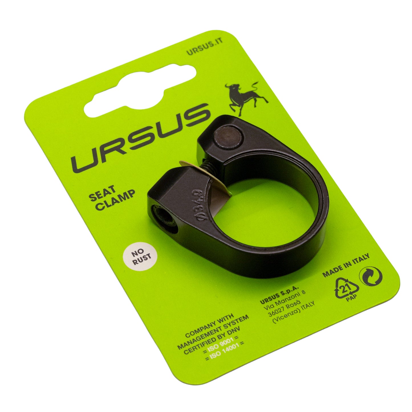 Ursus Zoolpap Clamp Urban 34.9 mm | Allen negro