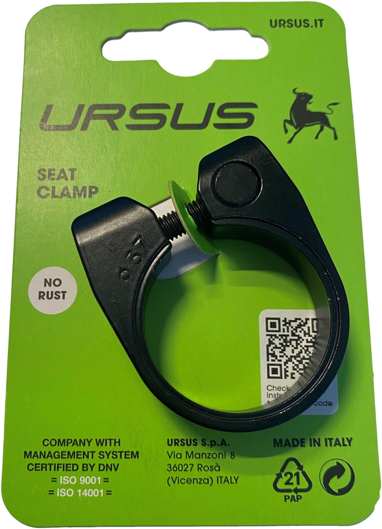 Ursus SEAT PEN CLAMP 37.0ø Negro en el mapa