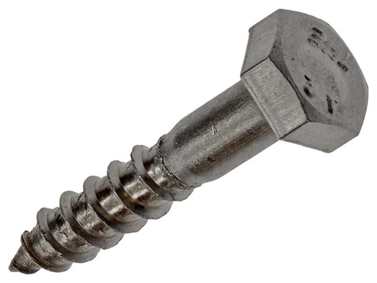Mack 1019763 - perno roscado para madera acero inoxidable 5 piezas 6 x 30 mm | 10 piezas