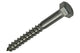 Mack 1019770 - perno roscado para madera acero inoxidable 2 piezas 8 x 70 mm | 10 piezas
