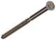 Mack 1019773 - perno roscado para madera acero inoxidable 1ud 8 x 120 mm | 10 piezas