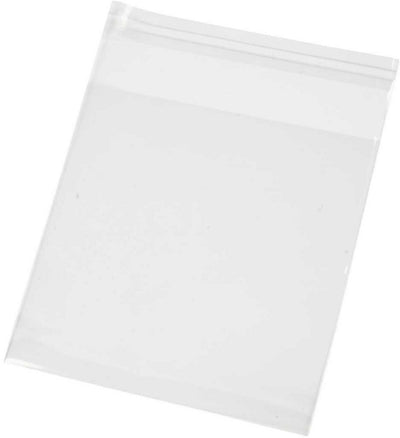 Bolsas de celofán de la empresa Creativ, alto: 11,3 cm, ancho: 11 cm, espesor 25 my, 200 piezas 1 caja