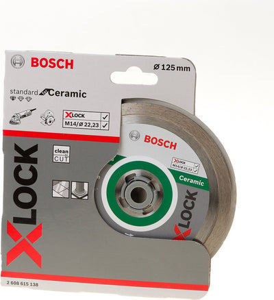 Bosch accessoires x-lock diamantschijf standard for ceramic 125 x 22,23 x 1,6 x 7 mm - 1 stuk(s) - 2608615138