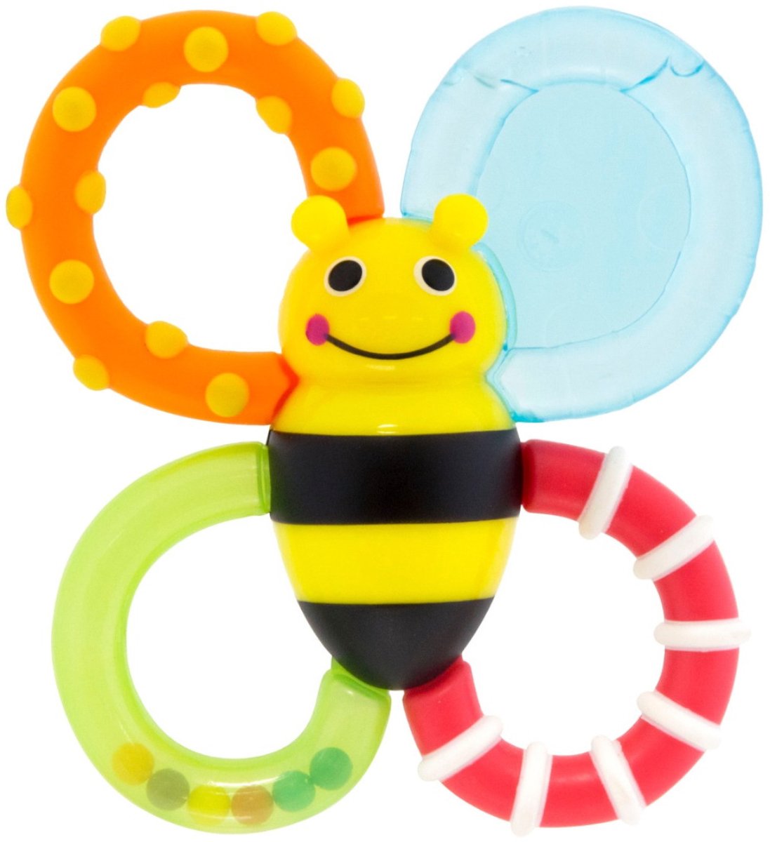 Sassy - giocattolo per la dentizione - anello per la dentizione con elemento di raffreddamento - Bumble morde i denti