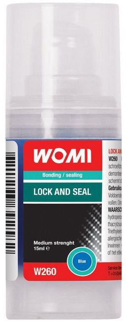 Womi w260 cerradura y precinto azul 15ml