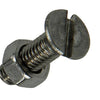 Mack 1019810 - tornillo metálico galvanizado. cabeza + tuerca acero inoxidable 8 pzs m5x16 | 10 piezas
