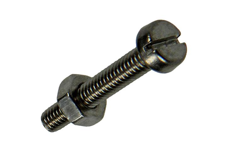 Mack 1019818 - cilindro de tornillo metálico. cabeza + tuerca acero inoxidable 12 pzs m3x16 | 10 piezas