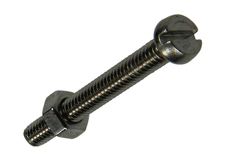 Mack 1019821 - cilindro de tornillo metálico. cabeza + tuerca acero inoxidable 9 pzs m4x30 | 10 piezas