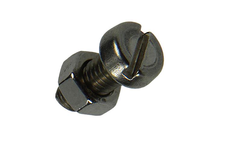 Mack 1019824 - cilindro de tornillo metálico. cabeza + tuerca acero inoxidable 8 pzs m5x16 | 10 piezas