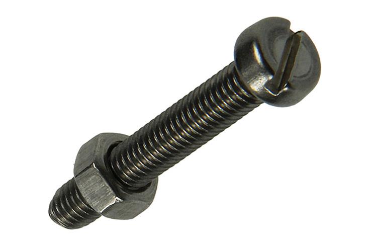 Mack 1019826 - cilindro de tornillo metálico. cabeza + tuerca acero inoxidable 6 piezas m5x30 | 10 piezas