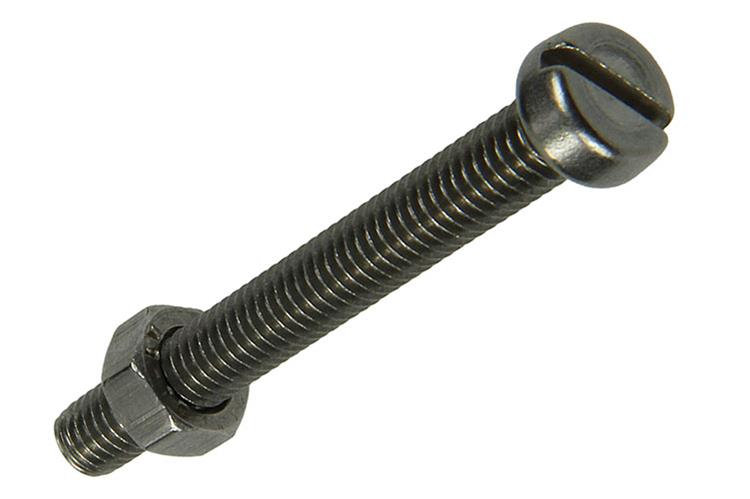 Mack 1019827 - cilindro de tornillo metálico. cabeza + tuerca acero inoxidable 5 pzs m5x40 | 10 piezas