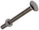 Mack 1019833 - perno madera + tuerca acero inoxidable 1 ud m8 x 80 mm | 10 piezas