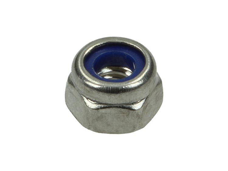 Mack 1019856 - contratuerca hexagonal acero inoxidable a2 6 piezas m 4 | 10 piezas