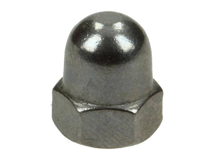 Mack 1019864 - tuerca ciega hexagonal acero inoxidable a2 5uds m5 | 10 piezas
